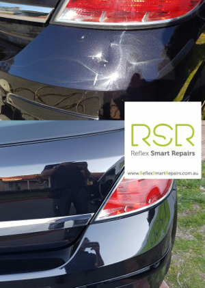 dented bumper repair by Reflex Smart Repairs Canberra
