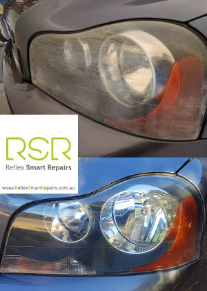 Headlight Restoration by Reflex Smart Repairs Canberra